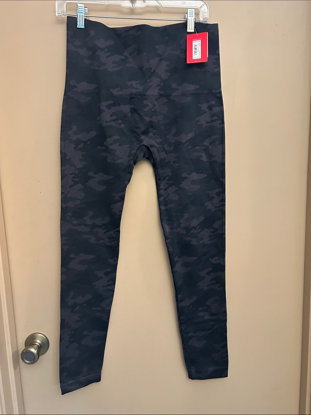 SPANX Black Camo High-Waist Leggings